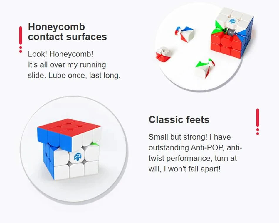 GAN330 Keychain 3x3x3 Magic Cube 30mm Cube Mini Magic