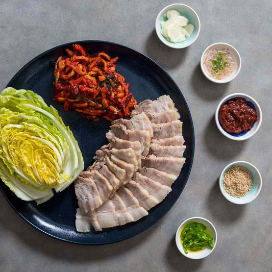 Kimchi with Bossam, Braised Pork