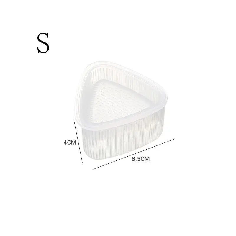 Triangular Plastic Sushi Rice Ball Maker Mould  삼각김밥 툴