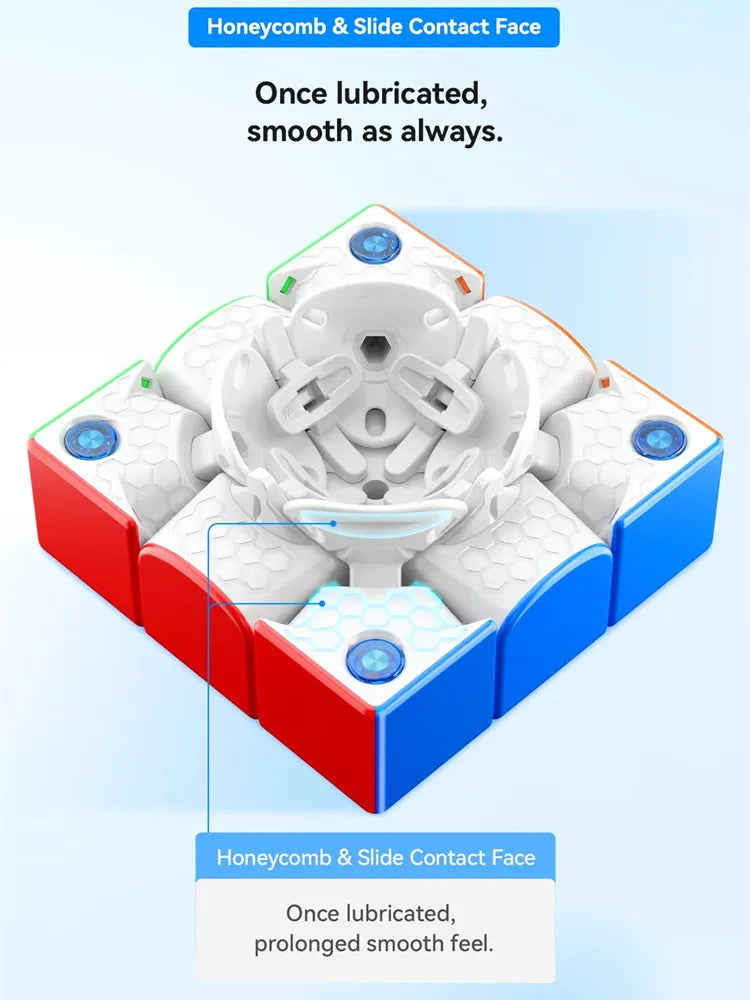 GAN 356 ME 3X3 Magnetic Magic Speed Cube Stickerless Professional Fidget Toys GAN 356ME Cubo Magico Puzzle Kids Toys