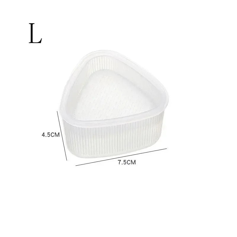 Triangular Plastic Sushi Rice Ball Maker Mould  삼각김밥 툴