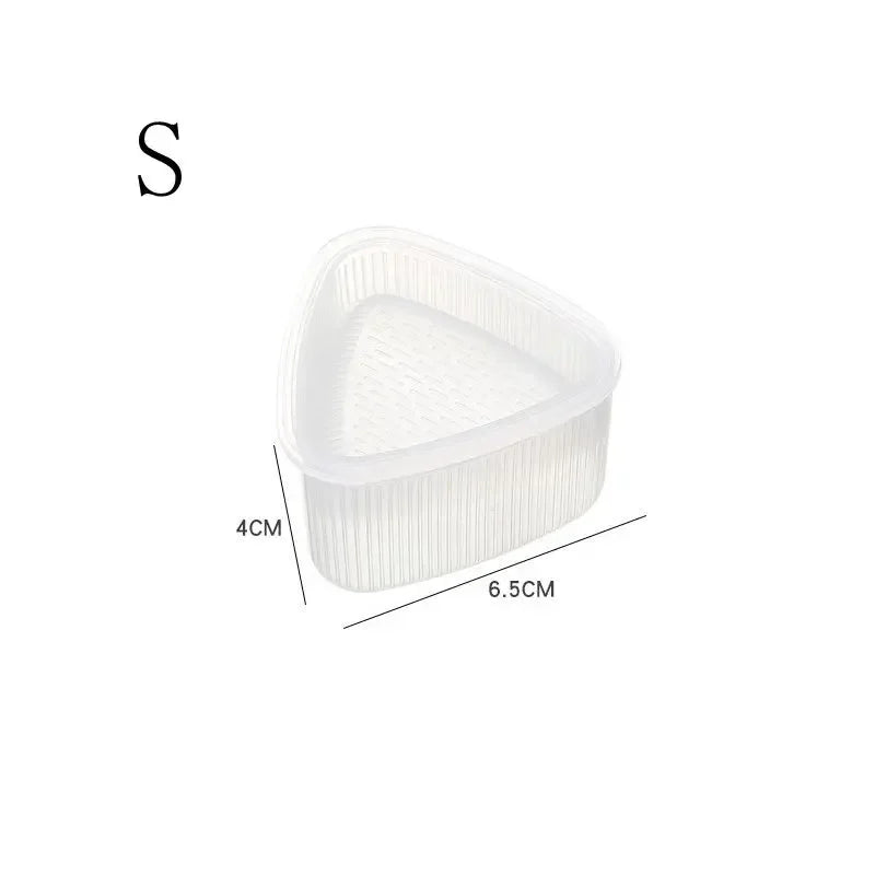 Triangular Plastic Sushi Rice Ball Maker Mould  삼각김밥 툴