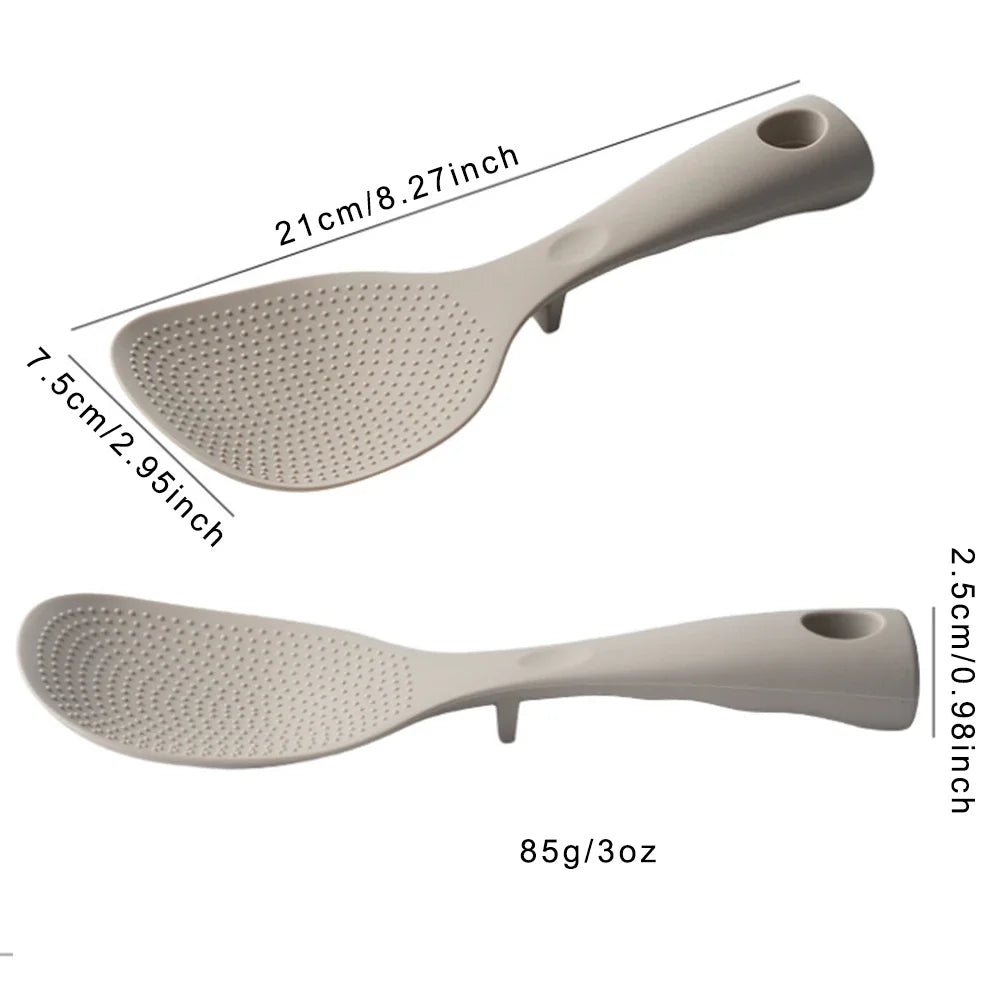 Standing Silicone Cooking Spoon – Non-Stick, Anti-Scald, High-Temperature Resistant Kitchen Gadget