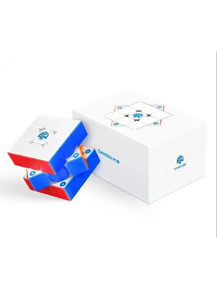 GAN 356 ME 3X3 Magnetic Magic Speed Cube Stickerless Professional Fidget Toys GAN 356ME Cubo Magico Puzzle Kids Toys