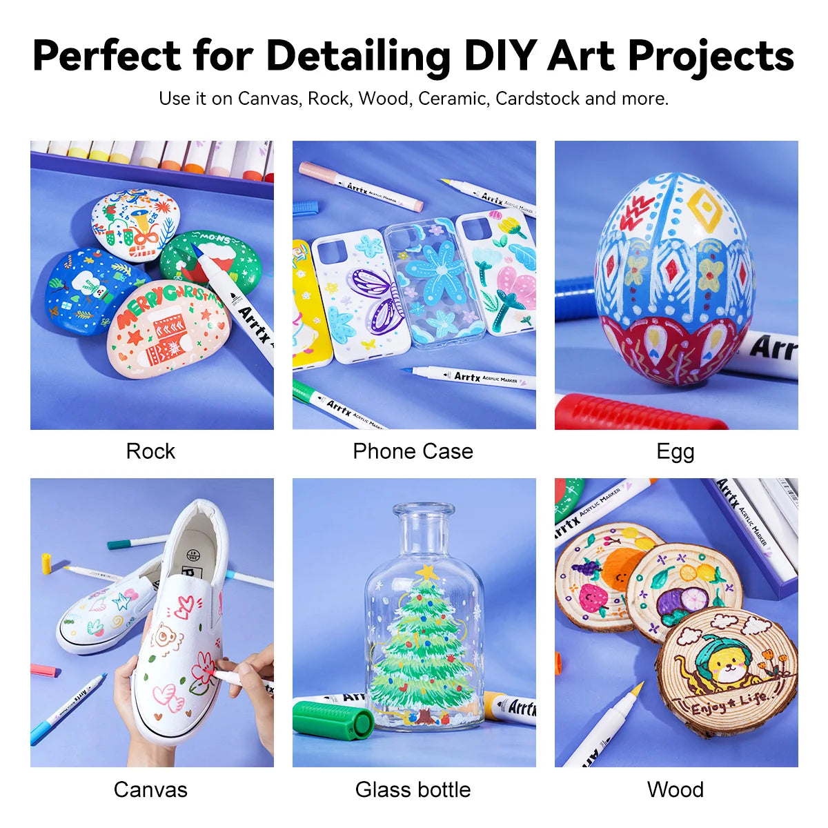 Arrtx Acrylic Paint Pens Set