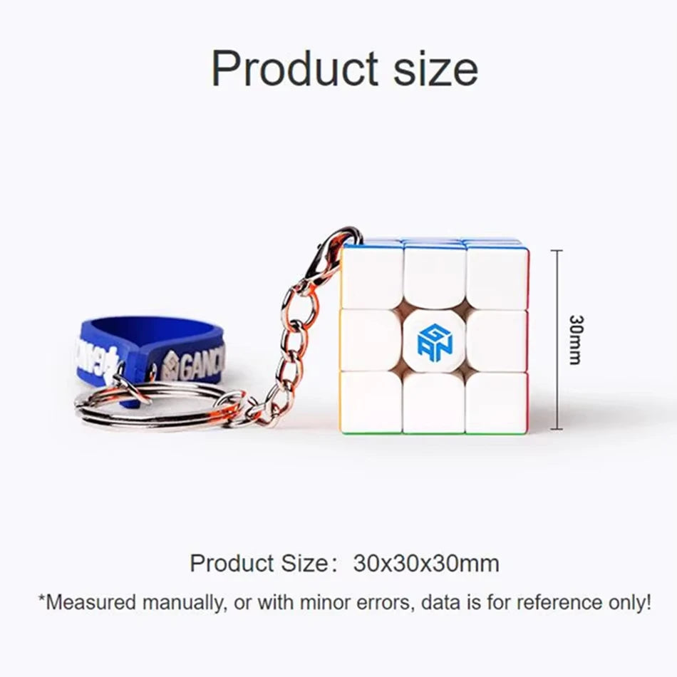 GAN330 Keychain 3x3x3 Magic Cube 30mm Cube Mini Magic