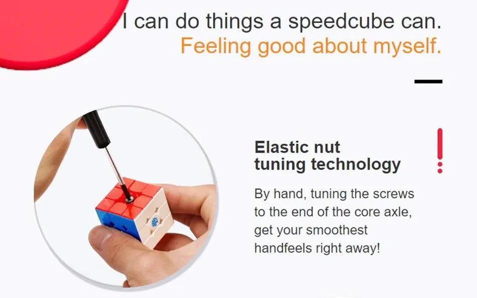 GAN330 Keychain 3x3x3 Magic Cube 30mm Cube Mini Magic