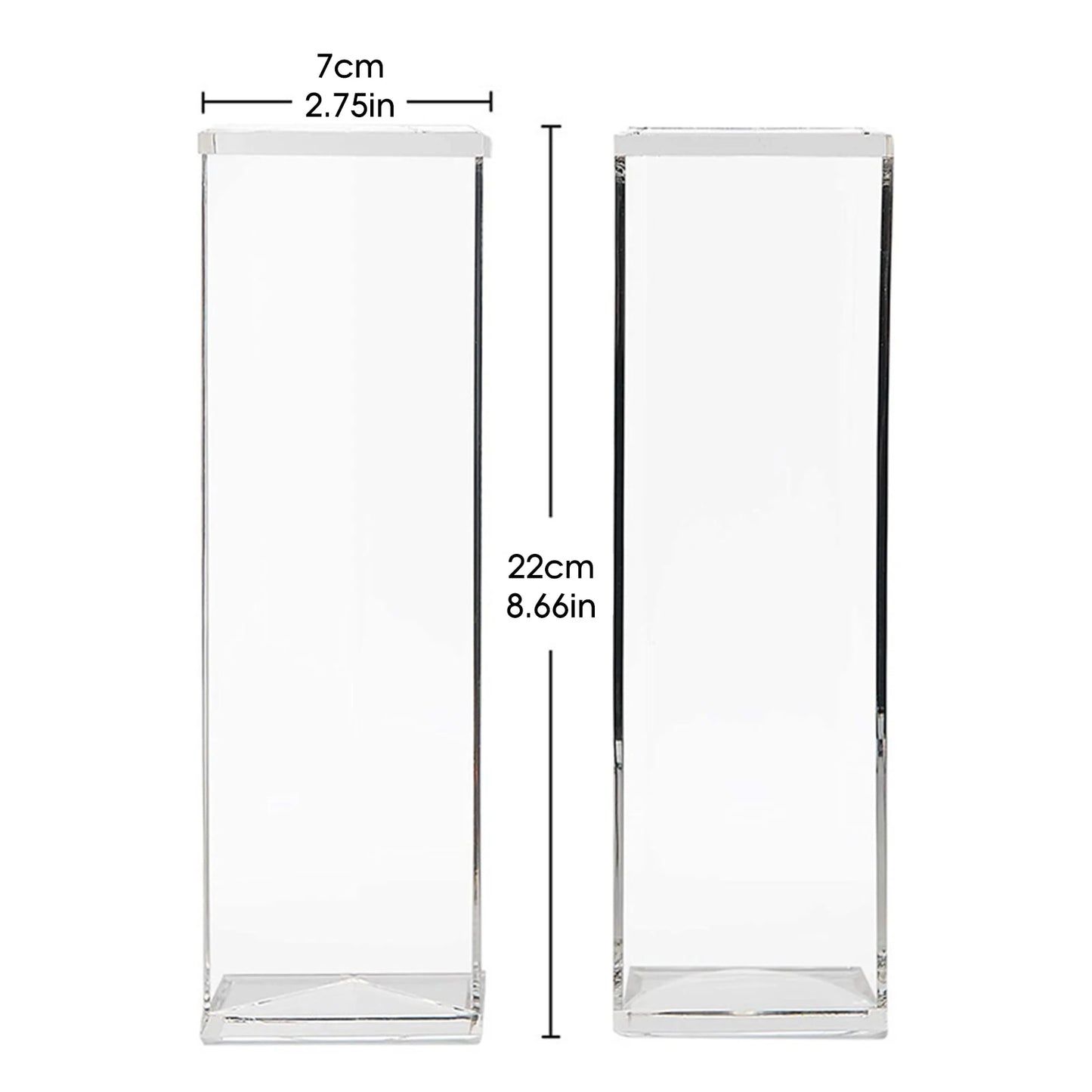 Clear Cracker Serving Tray – Rectangular Plastic Party Food Display Stand