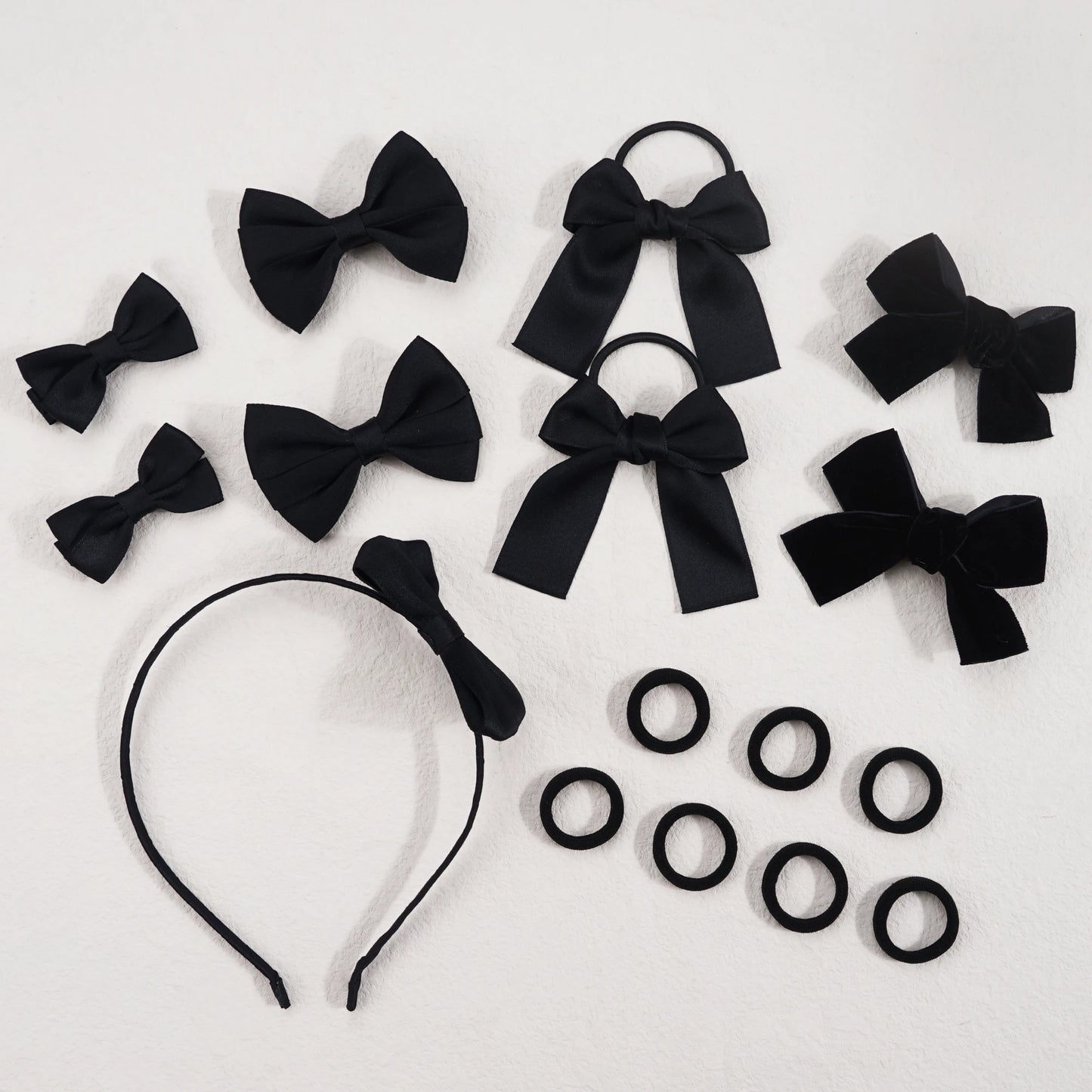 Girls Hair Accessories Set - 16 Piece Hair Ties, Scrunchies & Hairpins for Kids