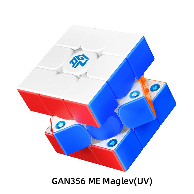 GAN 356 ME 3X3 Magnetic Magic Speed Cube Stickerless Professional Fidget Toys GAN 356ME Cubo Magico Puzzle Kids Toys